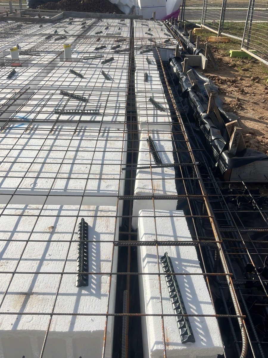 Beam width inconsistent, recorded during a slab pre-pour inspection in Marsden Park